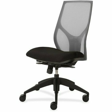 9TO5 SEATING Task Chair, Full Synchro, Armless, 25inx26inx39in-46in, GY/Onyx NTF1460Y300M201